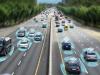 Cars on road transmitting data